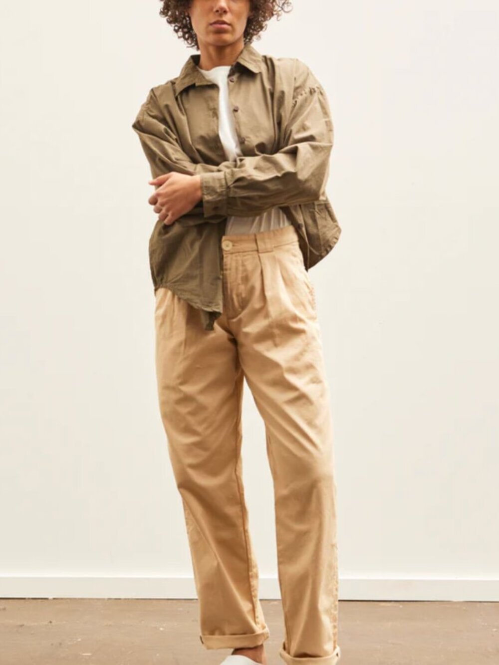 JESSE KAMM The Trousers in Buff